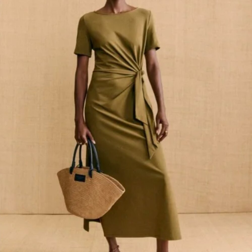 Sezane Pippa Dress Pistachio